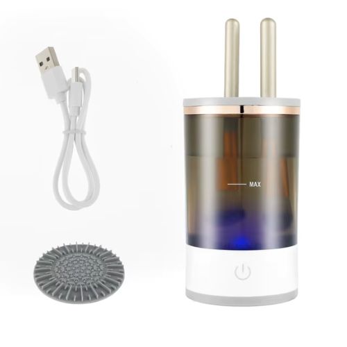 Rechargeable Electric Makeup Brush Cleaner Stand Device