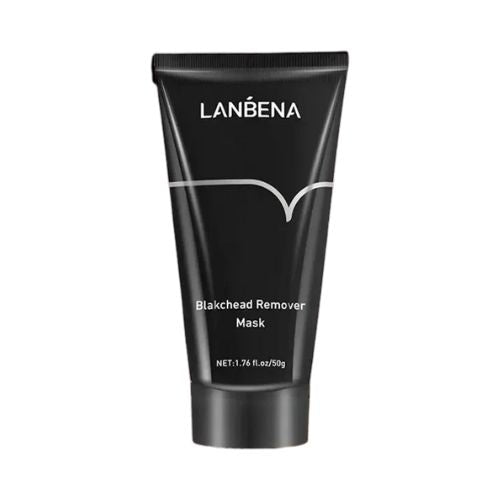 LANBENA Mascarilla negra para eliminar puntos negros, mascarilla exfoliante para el cuidado de los poros, mascarilla de barro para el cuidado de la piel y el rostro