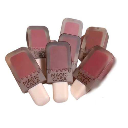 Chocolate Brown Red Velvet Matte Lip Glaze Beauty Cosmetics Liquid Lipstick Lip Tint