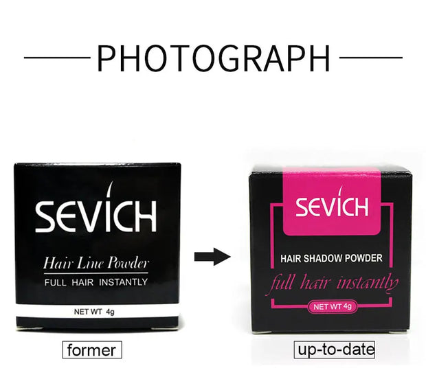 SEVICH Black Root Cover Up Powder for Instant Hairline Shadow Coverage