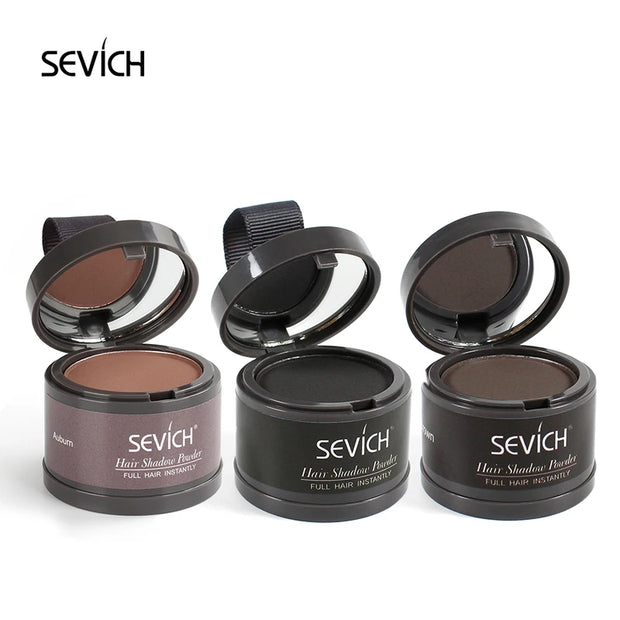 SEVICH Black Root Cover Up Powder for Instant Hairline Shadow Coverage