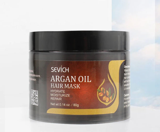 SEVICH Argan Oil Hair Repair Mask for Damaged Roots and Scalp - 80g Keratin Treatment