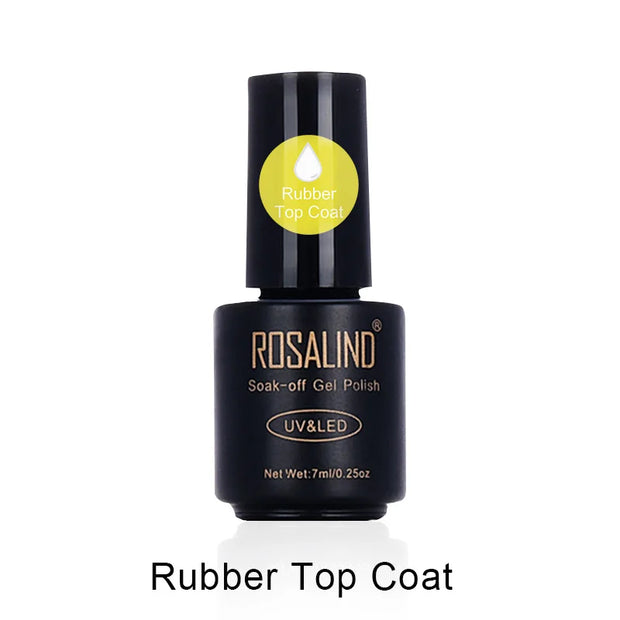 Rosalind Matt Top Coat for Gel Polish - Semi-Permanent Base and Top Coat for Gel Polish UV Manicure