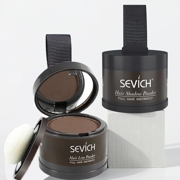 SEVICH Black Root Cover Up Powder for Instant Hairline Shadow Coverage