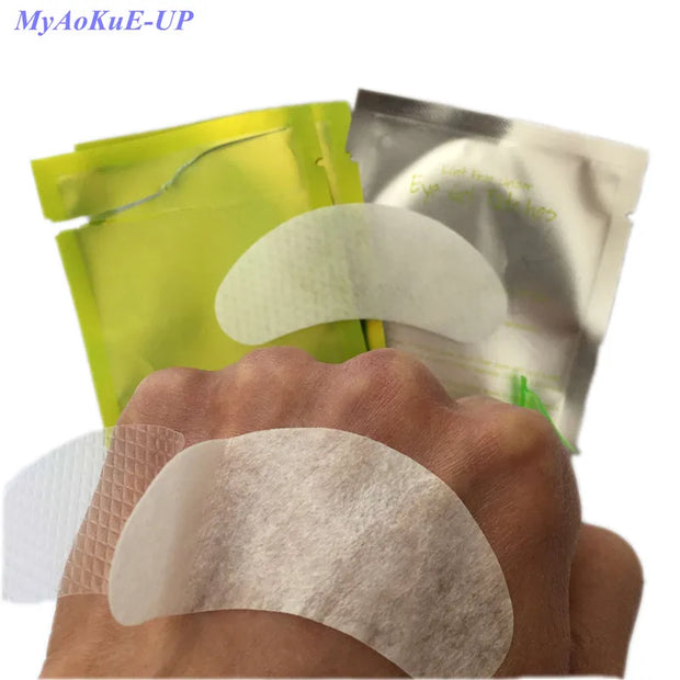 MyAoKuE-UP Thin Eye Pads for Eyelash Extensions, 50 Pairs - Makeup Cosmetic Eye Tool