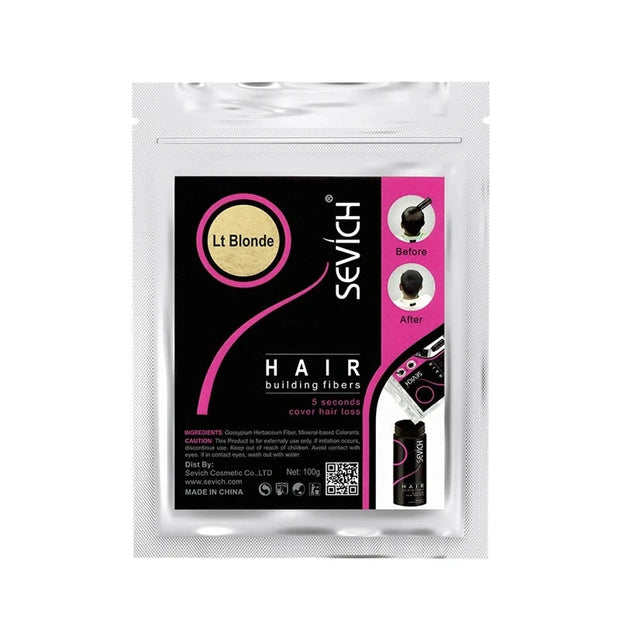 SEVICH Regrowth Keratin Hair Powder for Thinning Hair - 100g Refill-Pack - Available in 10 Colors