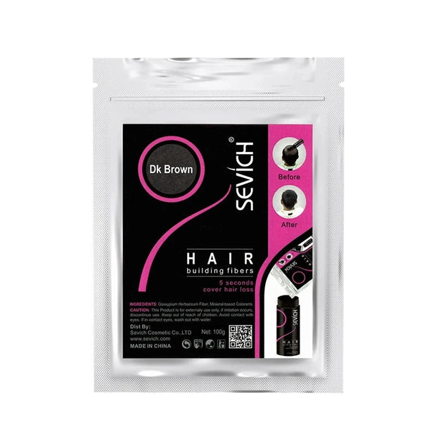 SEVICH Regrowth Keratin Hair Powder for Thinning Hair - 100g Refill-Pack - Available in 10 Colors