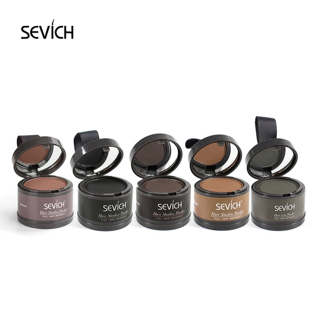 SEVICH Black Root Cover Up Powder for Instant Hairline Shadow Coverage