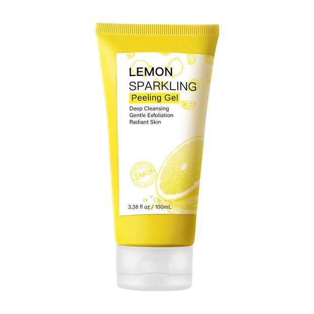 MOOYAM Lemon Exfoliating Gel Facial Scrub: Limpador para clareamento, hidratação e reparação de acne