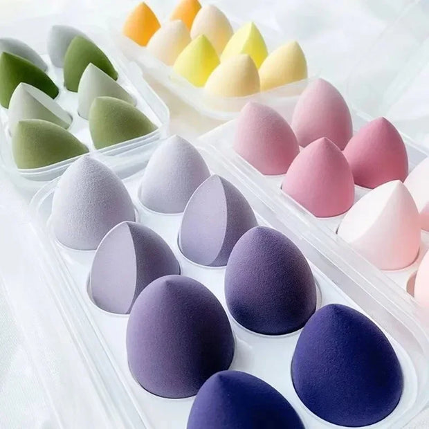 MOONBIFFY 1-Piece Soft Makeup Sponge Blender Cosmetic Egg for Foundation and Powder