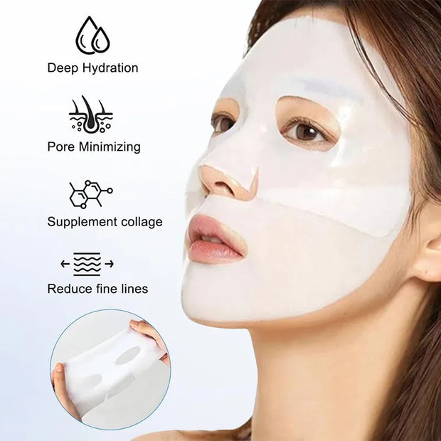 4-Piece Bio-Collagen Deep Moisturizing Anti-Aging Night Mask Set - Firming & Brightening