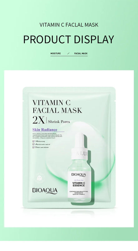 BIOAQUA Centella Collagen Hyaluronic Acid Face Mask Set for Moisturizing and Refreshing Skin