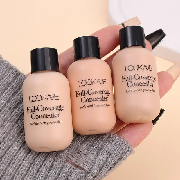 LOOKAVE 12ml Invisible Eye Dark Circles Creme Base Facial À Prova D'Água Maquiagem Base Cosméticos