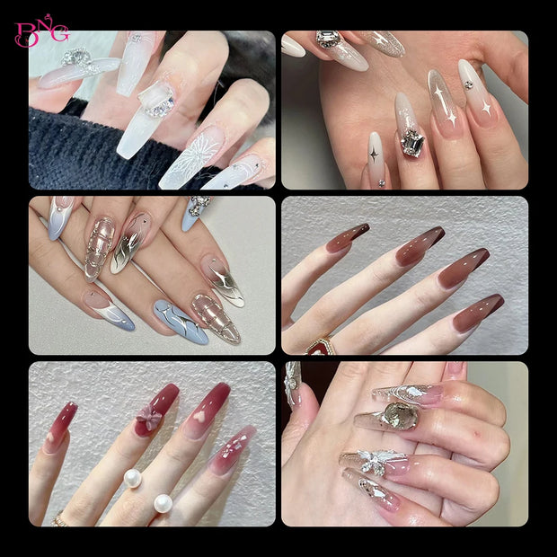 Dual System Nail Extension Forms for Poly Gel and Acrylic Molds - Full Cover Manicure False Tips