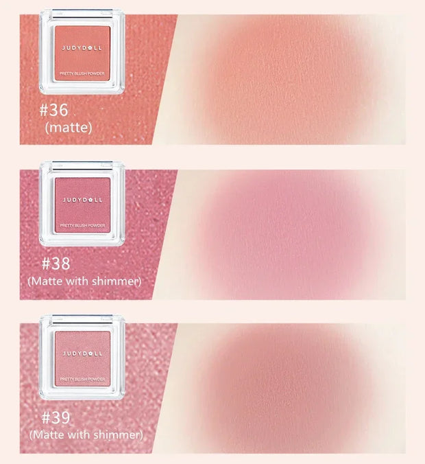 Judydoll Natural Radiance Cream Blush &amp; Eyeshadow - Mistura Nude Apricot para um tom de pele mais brilhante