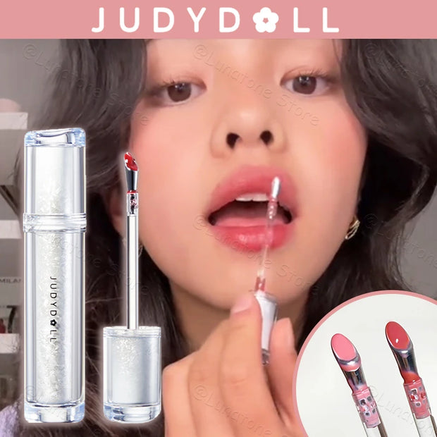 JudyDoll Hydrating Lip Gloss Set - Water-Light Glaze and Jelly Mirror Lip Oil Plumper