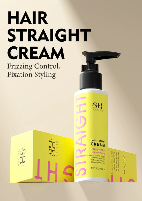 SEVICH Keratin Fast Hair Straightening Cream for Smooth, Shiny, Frizz-Free Haircare