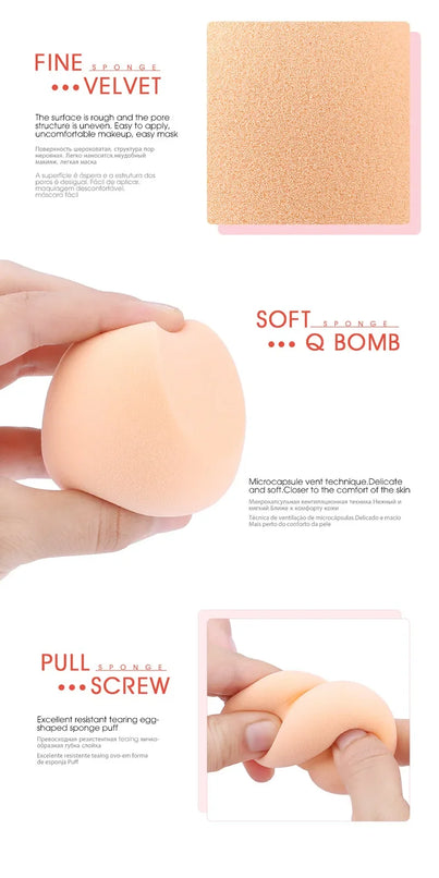 HARKO Beauty Tool Women's Makeup Blender Cosmetic Puff Sponge Foundation Powder Sponge Accessory