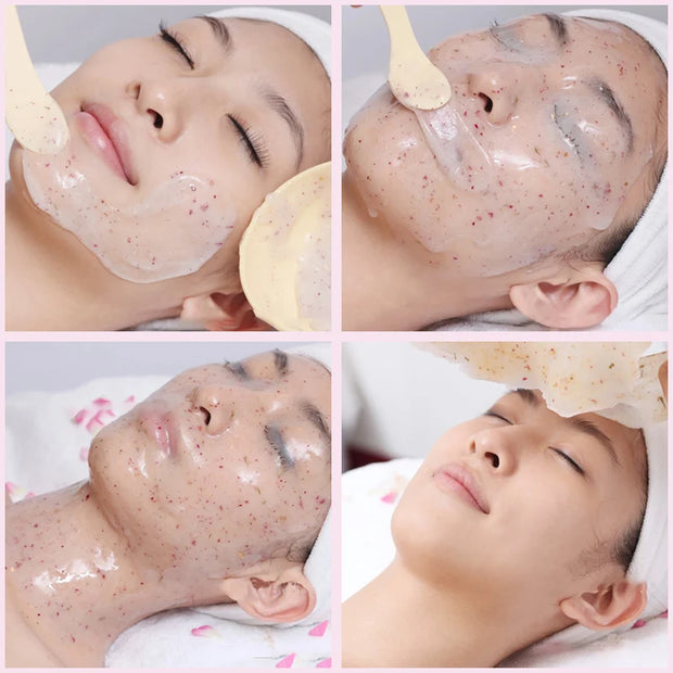 Rose Collagen Whitening Hydro Jelly Mask Powder for DIY Spa Facial Care