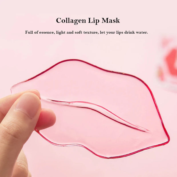 BAURSDE Collagen Nourishing Lip Mask with Fruits Essence - Firming and Moisturizing Lip Care Pad