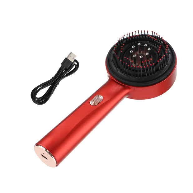 Hair Loss Prevention Electric Brush with Infrared Light Scalp Massage Comb for Hair Growth