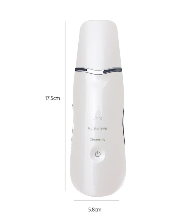 Professional Ultrasonic Skin Scrubber for Blackhead Removal and Facial Lifting