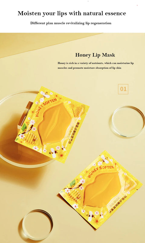 BAURSDE Collagen Nourishing Lip Mask with Fruits Essence - Firming and Moisturizing Lip Care Pad