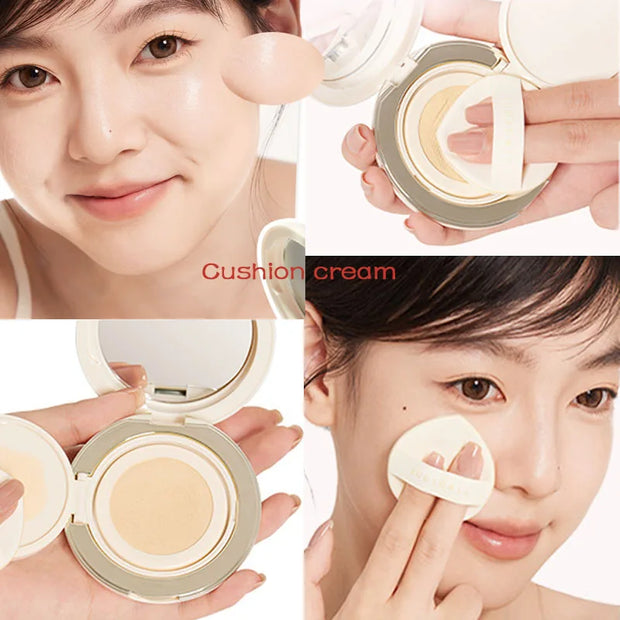 Judydoll Ginseng Hydrating Moisturizing Concealer Cushion for Dry Skin Foundation Makeup