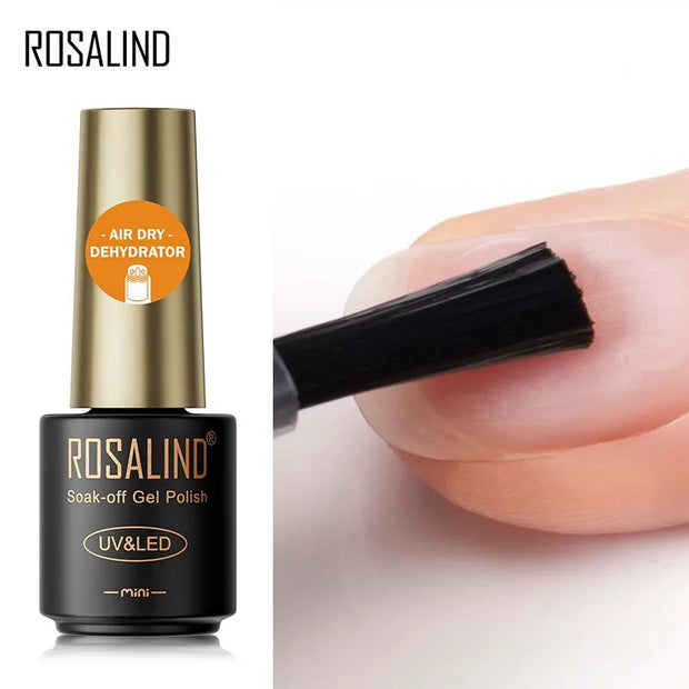 Rosalind Matt Top Coat for Gel Polish - Semi-Permanent Base and Top Coat for Gel Polish UV Manicure