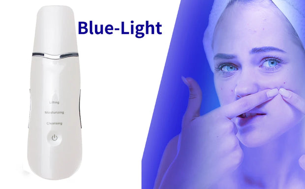 Professional Ultrasonic Skin Scrubber for Blackhead Removal and Facial Lifting