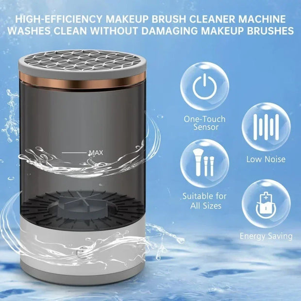 Rechargeable Electric Makeup Brush Cleaner Stand Device