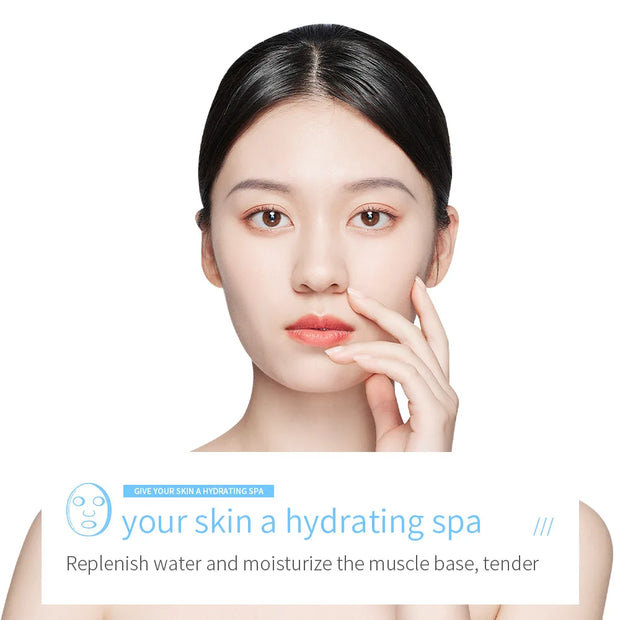 BIOAQUA Centella Collagen Hyaluronic Acid Face Mask Set for Moisturizing and Refreshing Skin