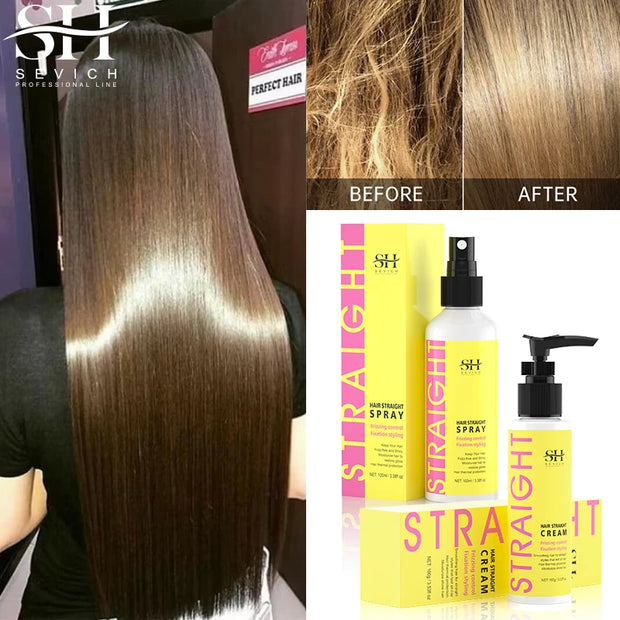 SEVICH Keratin Fast Hair Straightening Cream for Smooth, Shiny, Frizz-Free Haircare