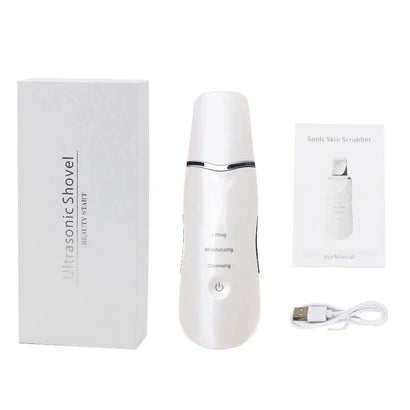 Professional Ultrasonic Skin Scrubber for Blackhead Removal and Facial Lifting