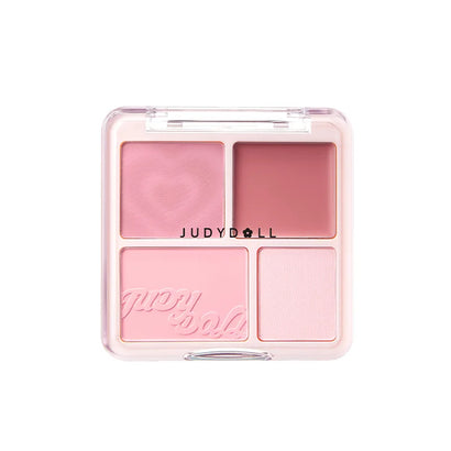 Judydoll 2-in-1 Pink Blush Clay & Matte Highlighter Makeup