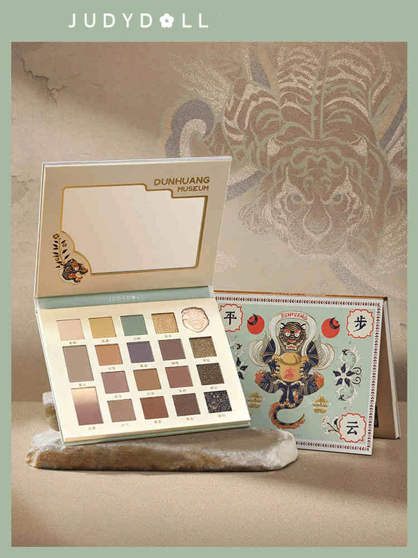 Judydoll Dunhuang Museum White Tiger Eyeshadow Palette - 20 Colors